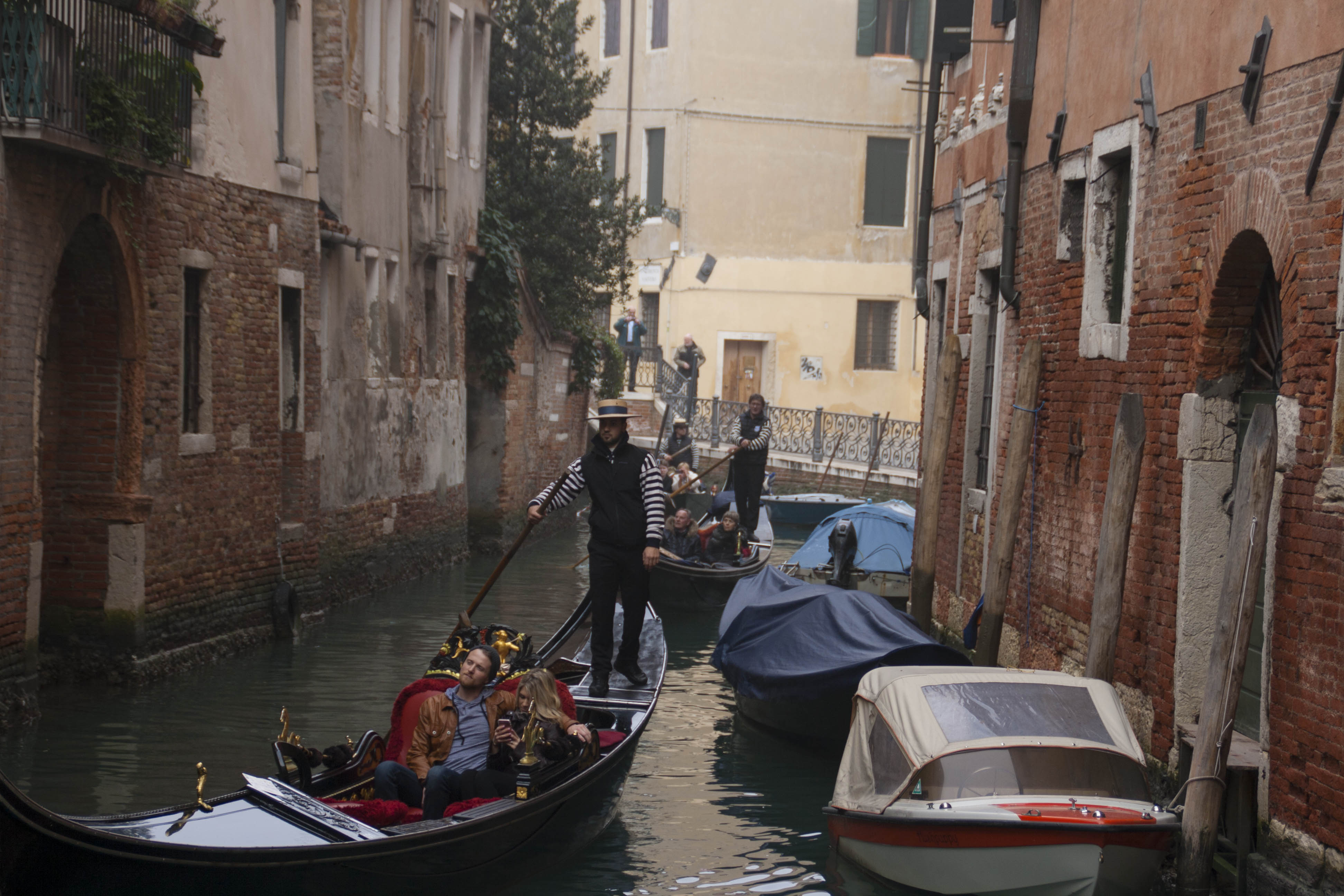 Venezia Canale Gondole 