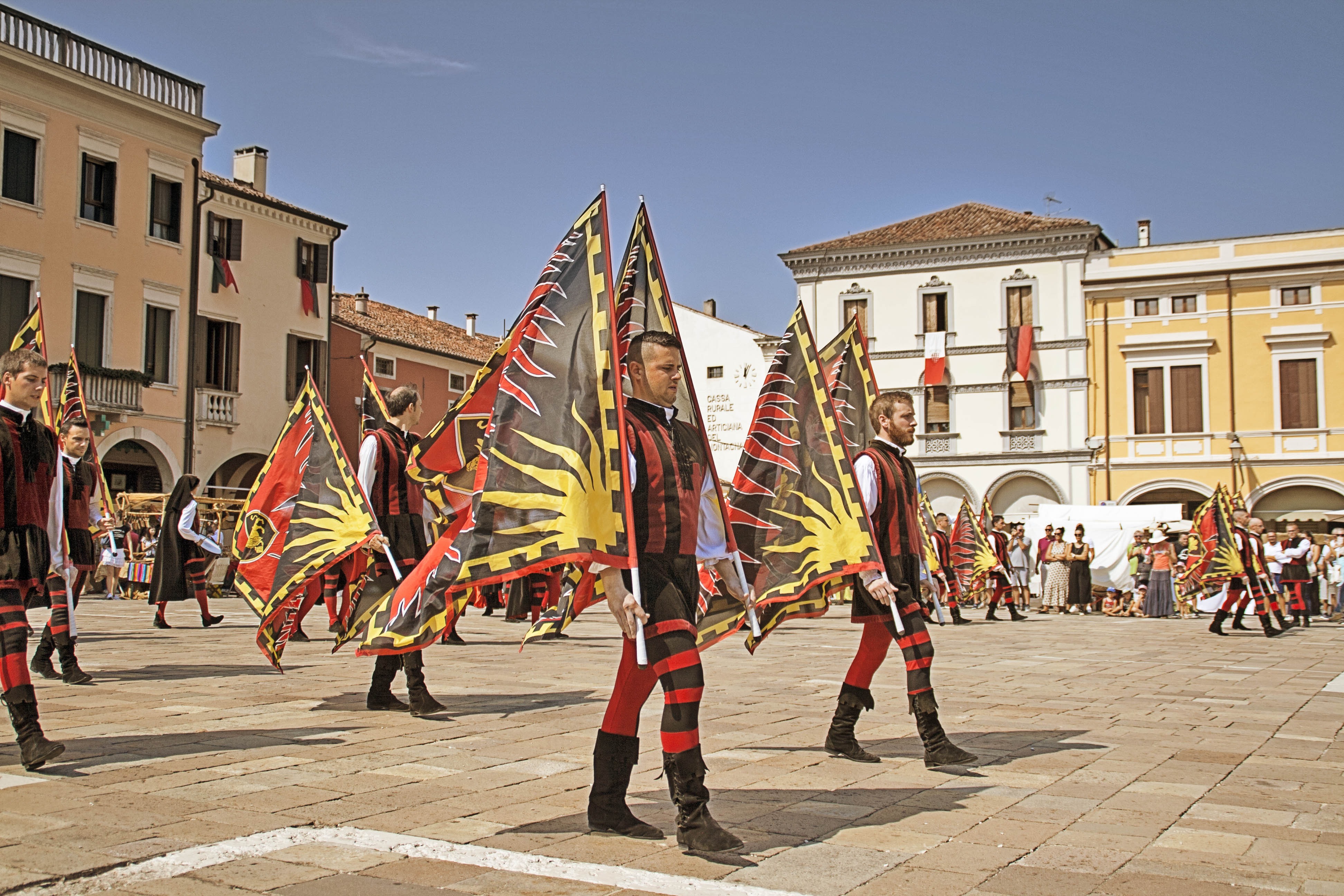 Montagnana Festa Medioevale Sbandieratori 
