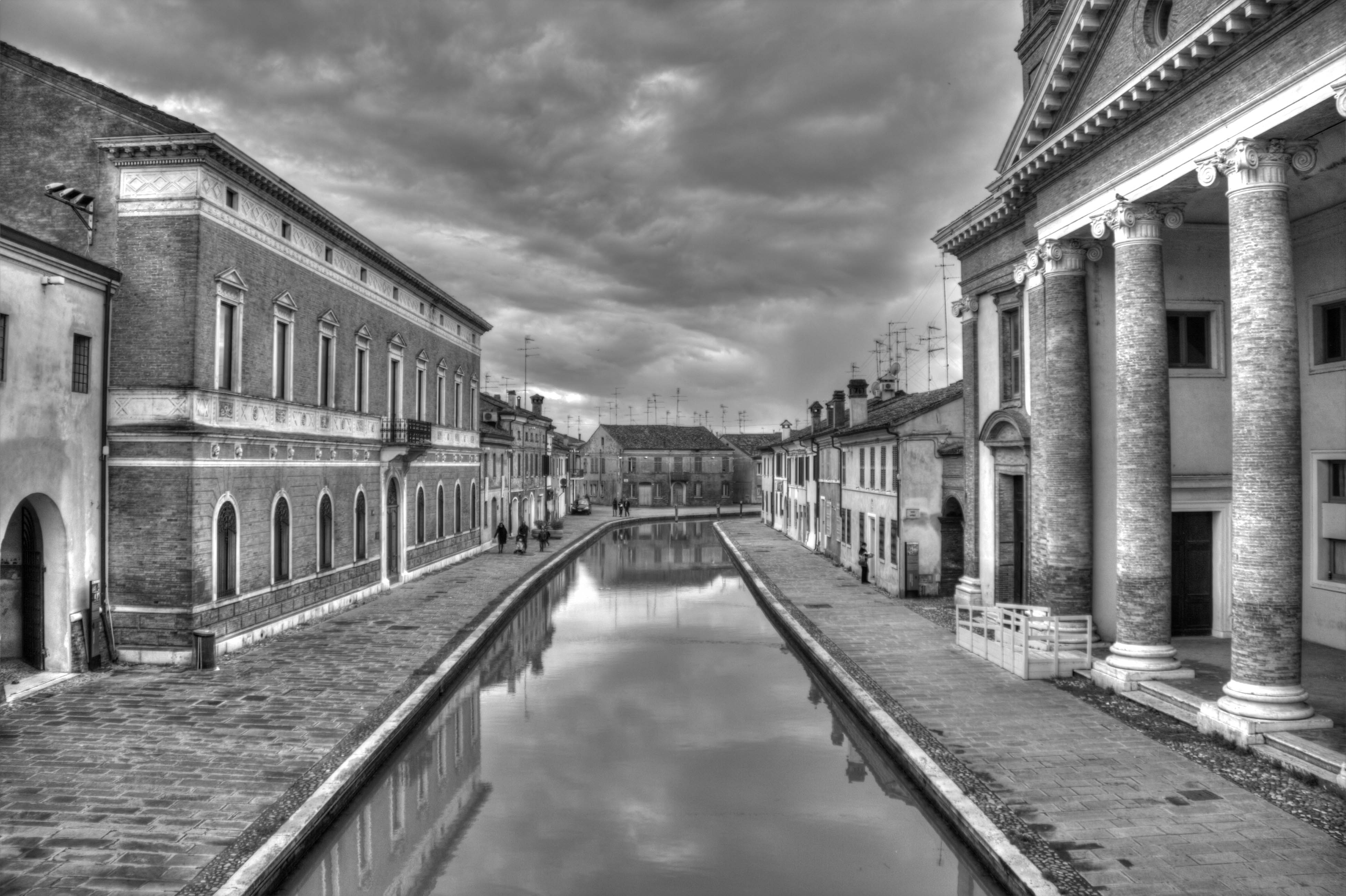 Comacchio HDR Canale B/N 