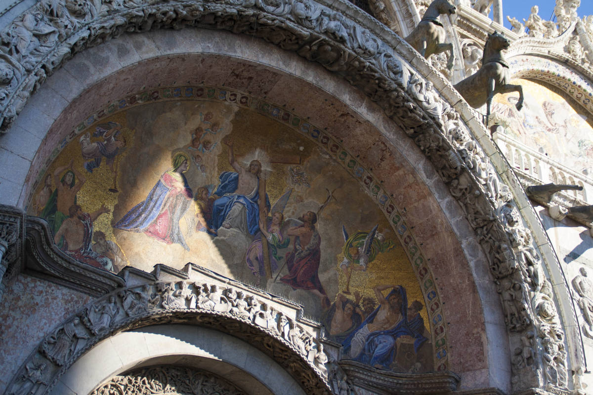 Venezia Chiesa monumenti Particolare San Marco