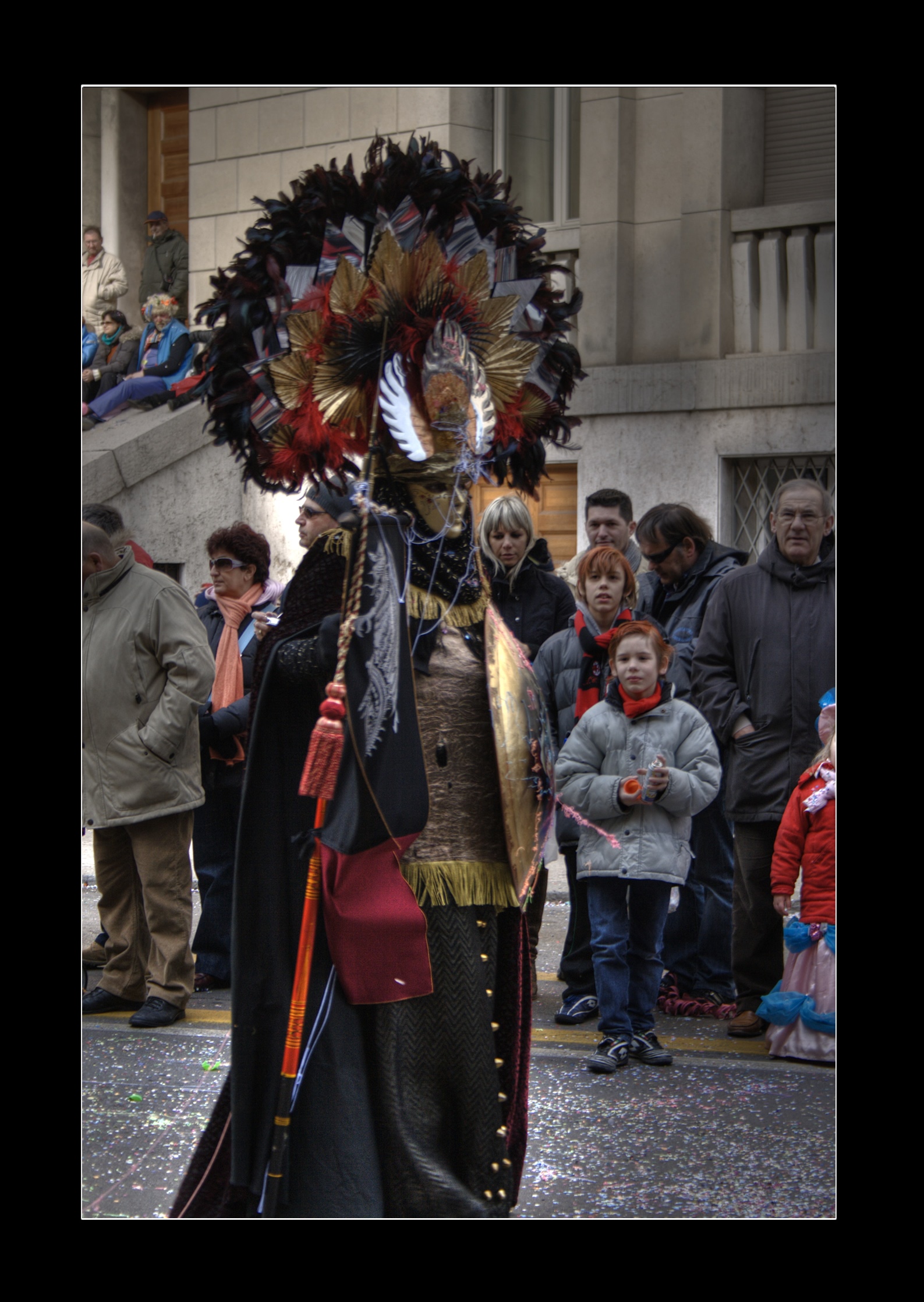 Verona Carnevale Maschera Maschera di Carnevale a Verona