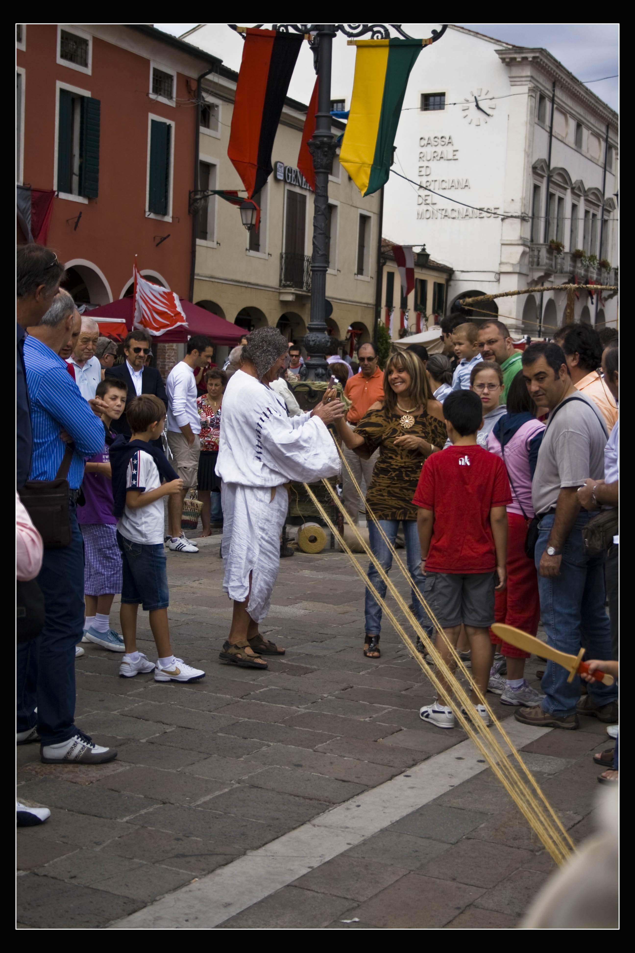 Montagnana Festa Sagra Come si facevano le corde nel Medioevo
