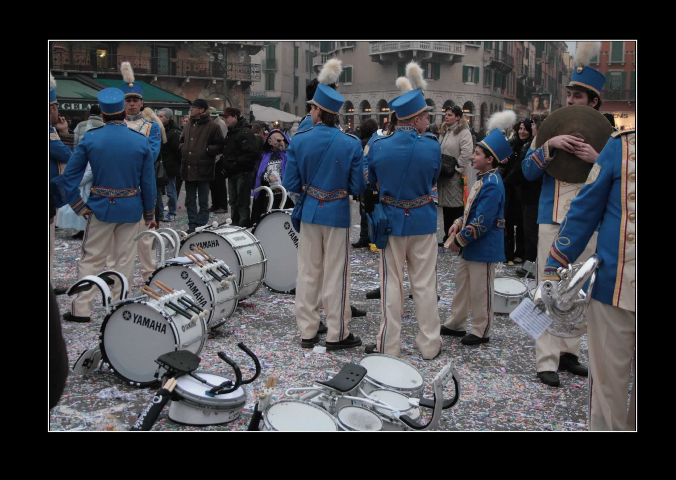 Verona Banda Musicale Carnevale Banda Musicale alla fine del carnevale