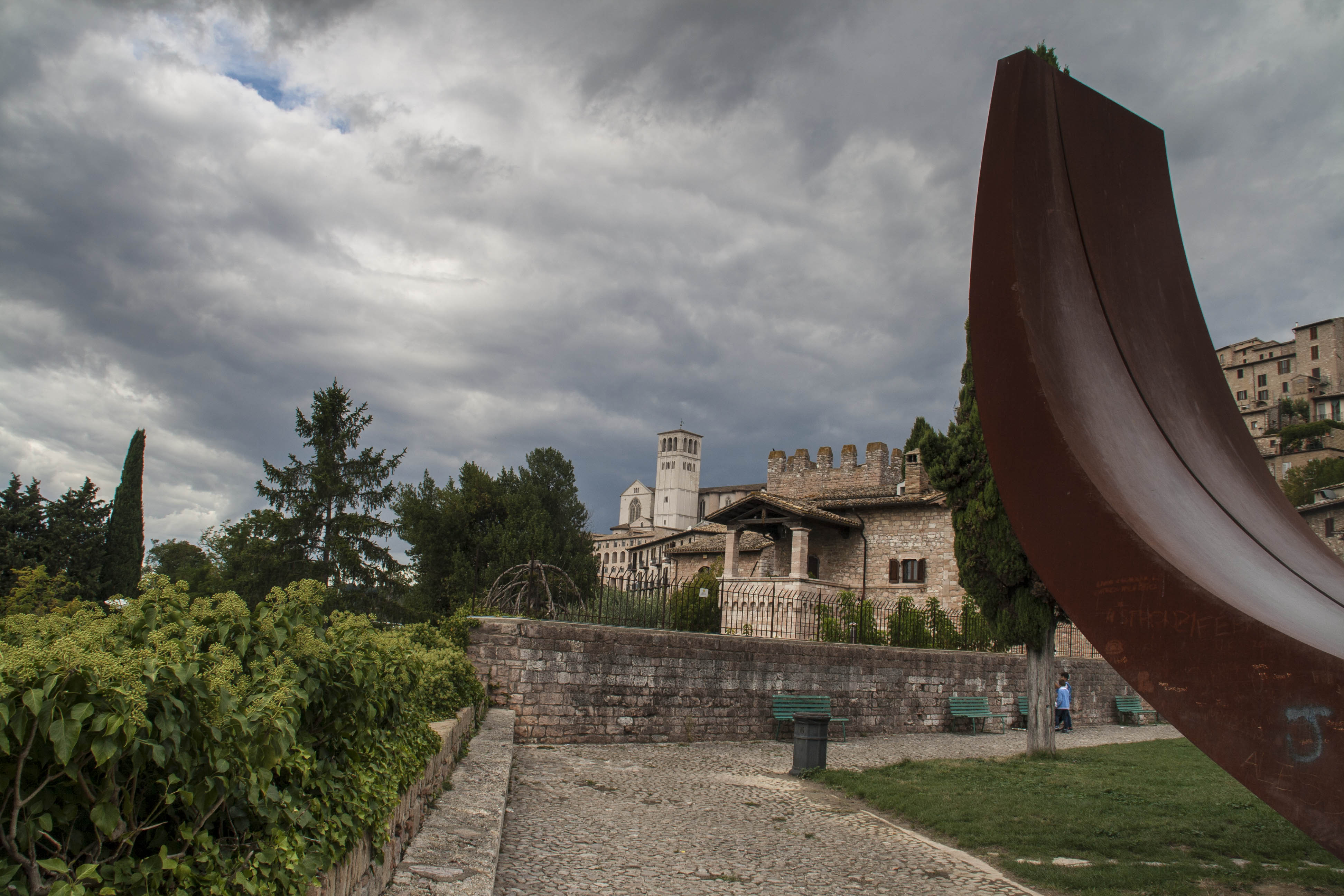 Assisi  Umbria Chiese Monumenti Panorama 
