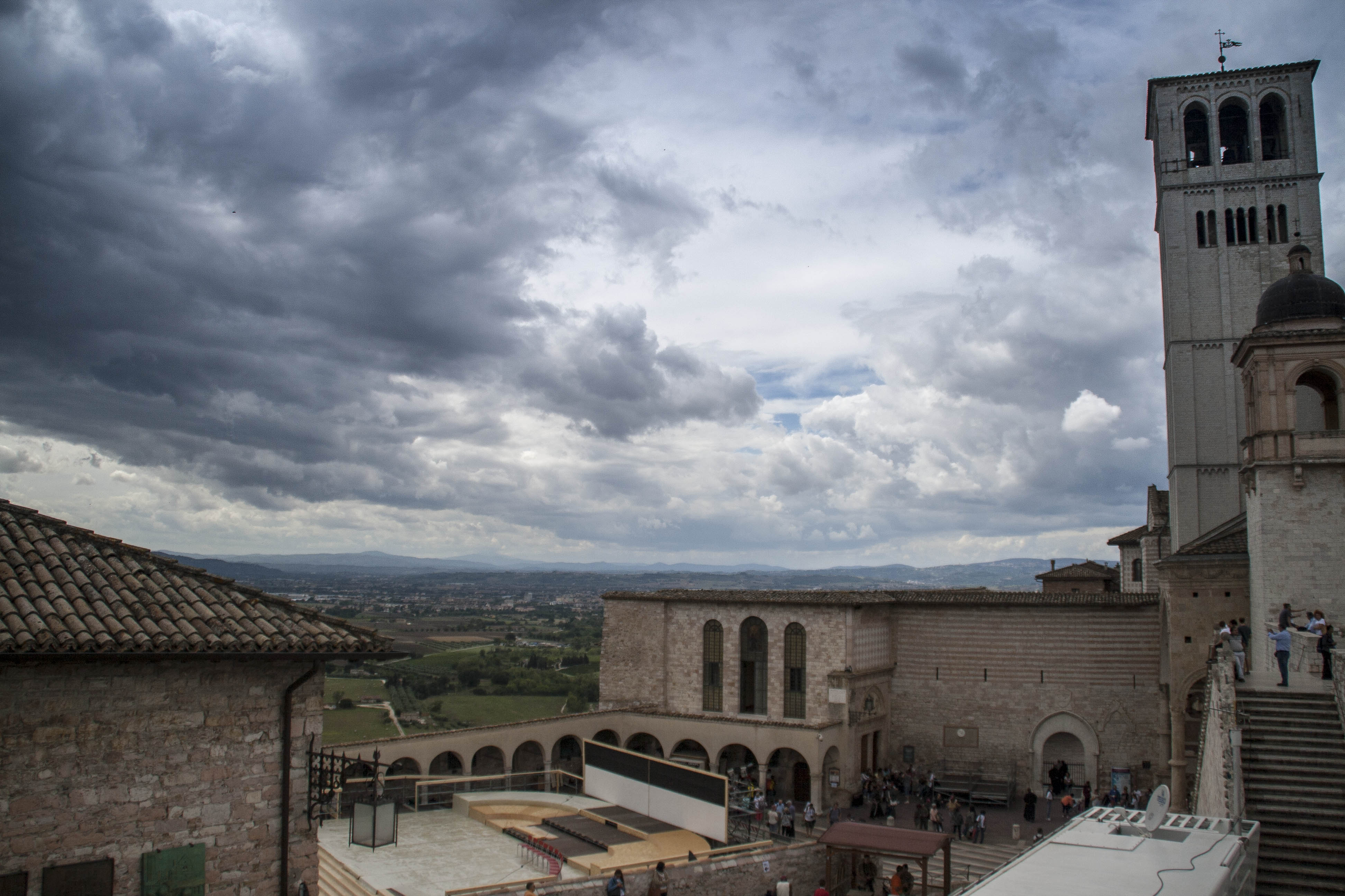 Assisi  Umbia Panorama Chiese Monumenti 