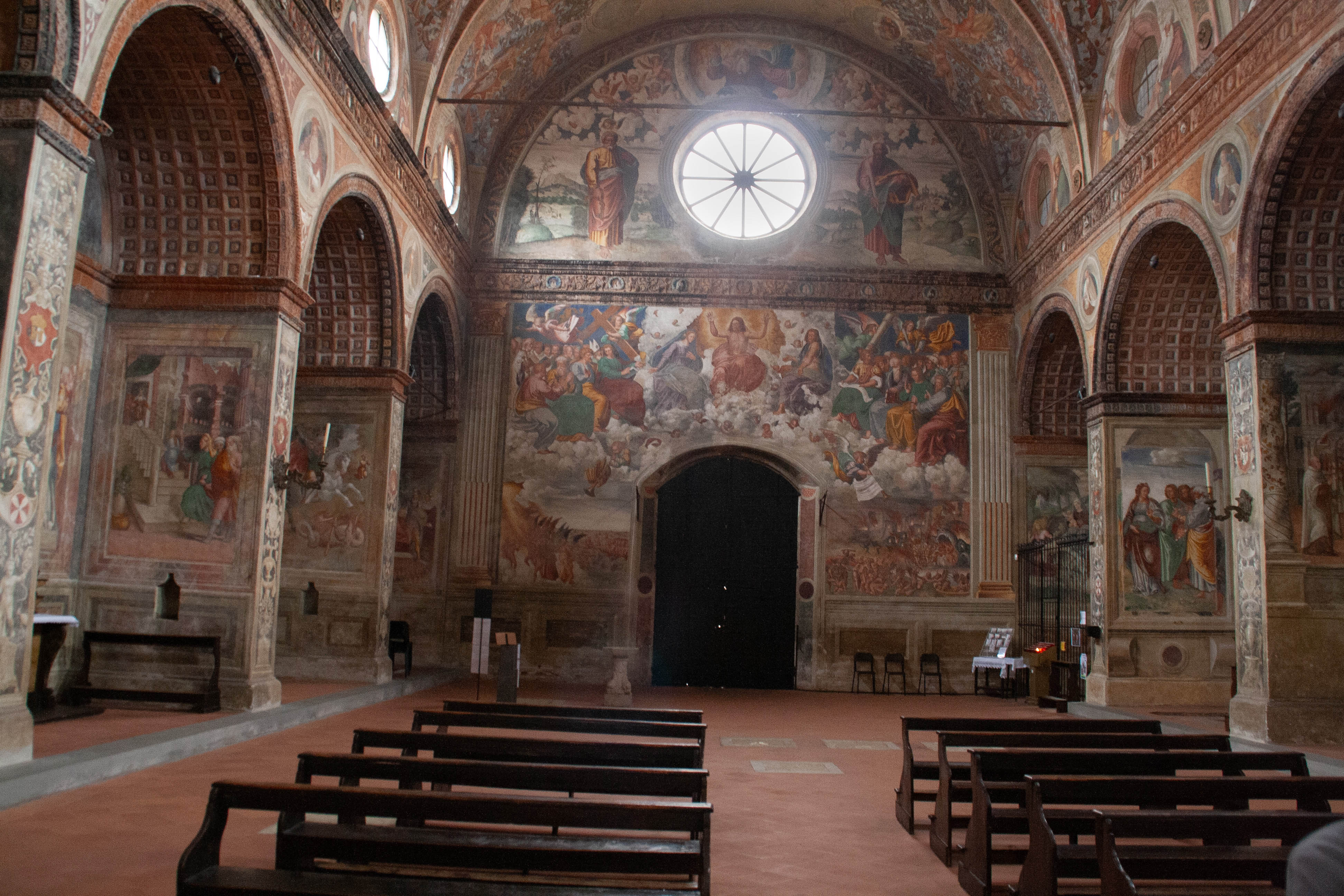 Soncino Chiesa, affreschi 