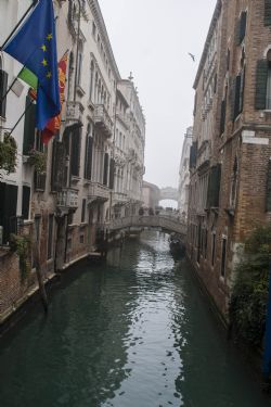 Venezia Canale Venezia Nebbia 