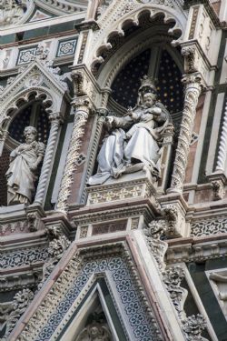 Firenze Duomo Edifici Monumenti Particolare 