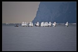 Torbole (Tn) Lago di Garda Barca Barche a Vela sul lago di Garda