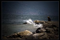Limone (Bs) Lago di Garda Onde 