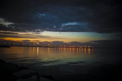 Marina di Ravenna Mare Tramonto Cielo luci 