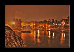 Verona Ponte di Castel Vecchio HDR Ponte di Castel Vecchio