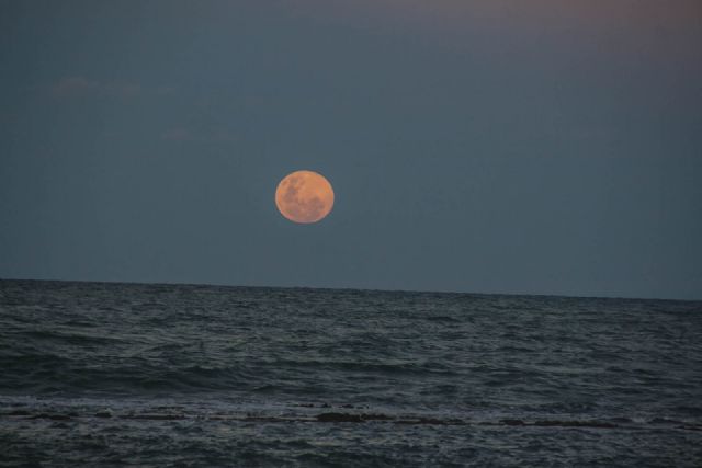Brasile Mare Natura Tramonto Luna 